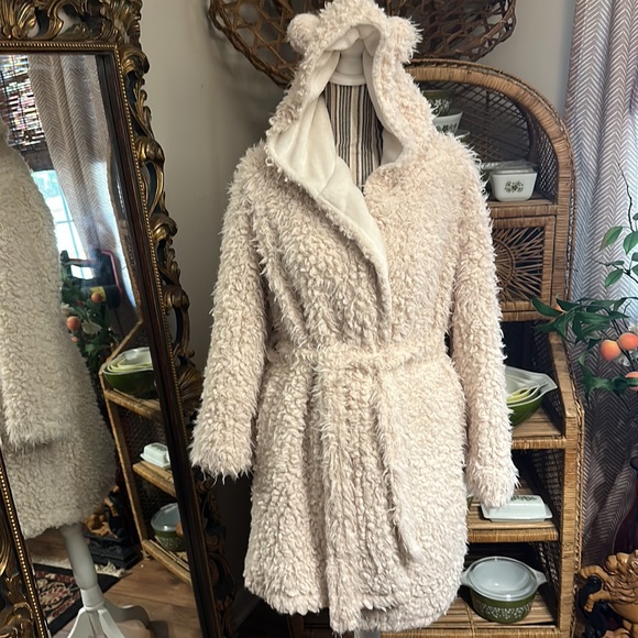 TOPSHOP Teddy Bear Robe M - Picture 2 of 6